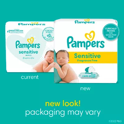 Pampers Sensitive Baby Wipes (Select Count)