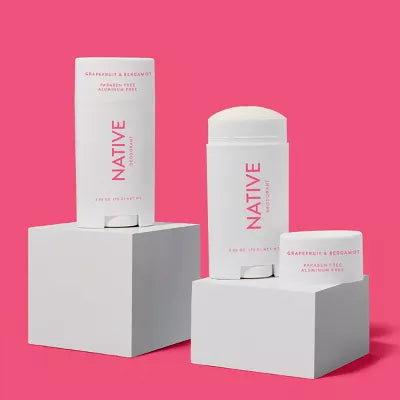 Native Deodorant - Grapefruit & Bergamot - Aluminum Free - 2.65 oz