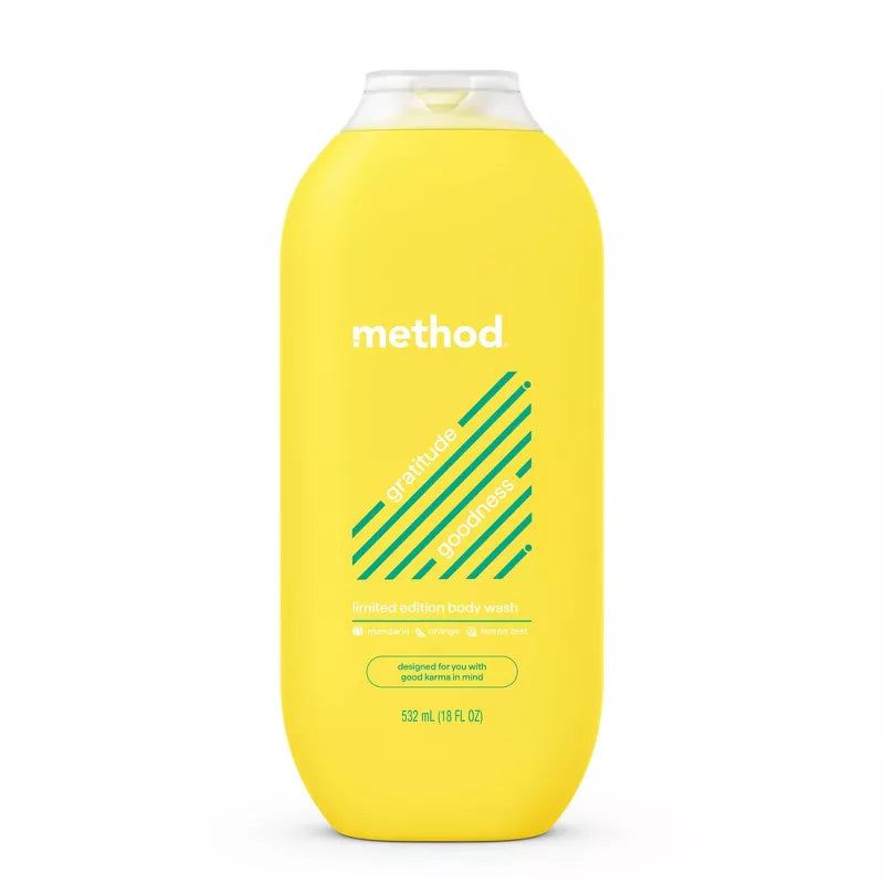 Method Gratitude Goodness Body Wash - Good Karma Limited Edition Collection - 18oz