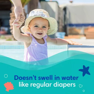 Pampers Splashers Disposable Swim Pants - (Select Size and Count)