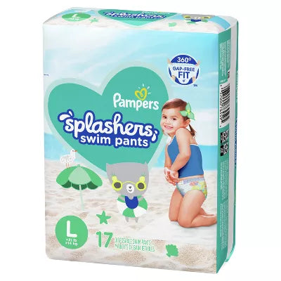 Pampers Splashers Disposable Swim Pants - (Select Size and Count)