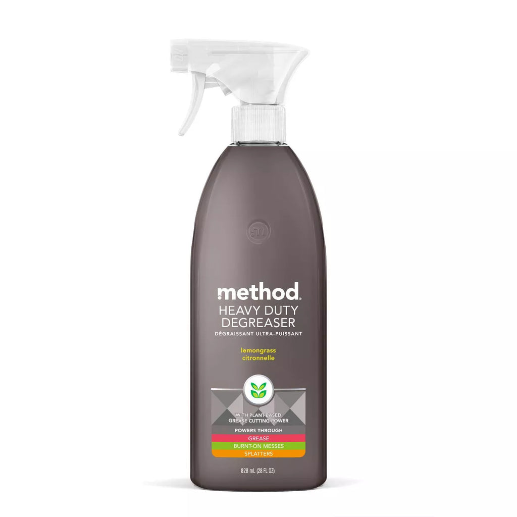 Method Lemongrass Cleaning Products Kitchen Degreaser Spray Bottle - 28 fl oz