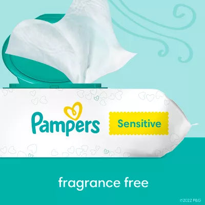 Pampers Sensitive Baby Wipes (Select Count)
