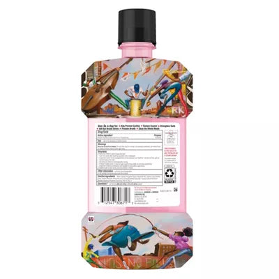 Listerine Total Care Zero Mouthwash - The Whoa Collection Designer Wrap - 1L