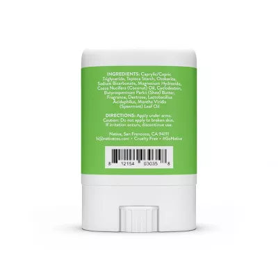 Native Deodorant - Cucumber & Mint - Aluminum Free - Trial Size 0.35 oz