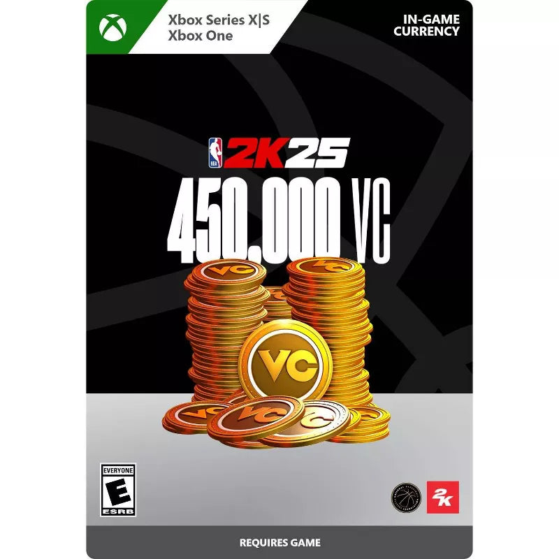 NBA 2K25: 450000 Virtual Currency Pack - Xbox Series X/S/Xbox One (Digital)