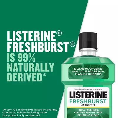 Listerine Fresh Burst Mouth Wash 50.72 fl oz