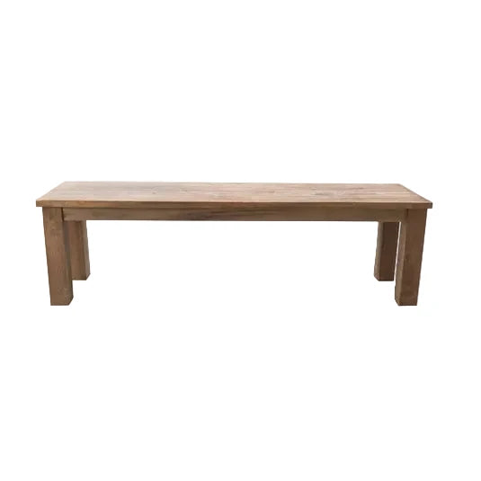 Nardo Wood Patio Bench, Natural by SohoConcept Furniture