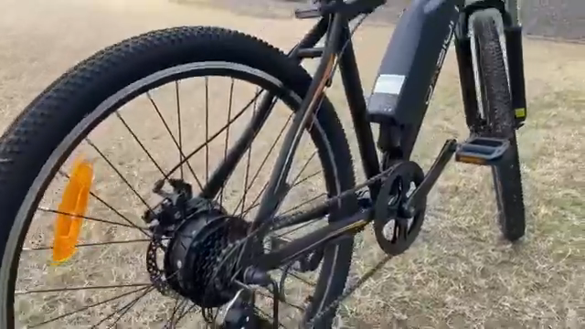Jasion EB5 Electric Bike for Adults with 360Wh Removable Battery, 40Miles 20MPH Commuting Electric Mountain Bike with 350W Brushless Motor, 7-Speed, 26" Tires and Front Fork Suspension